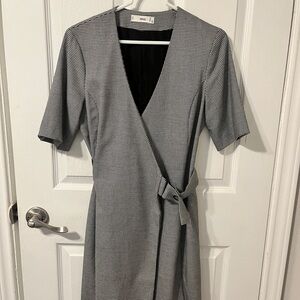 Mango mini wrap dress